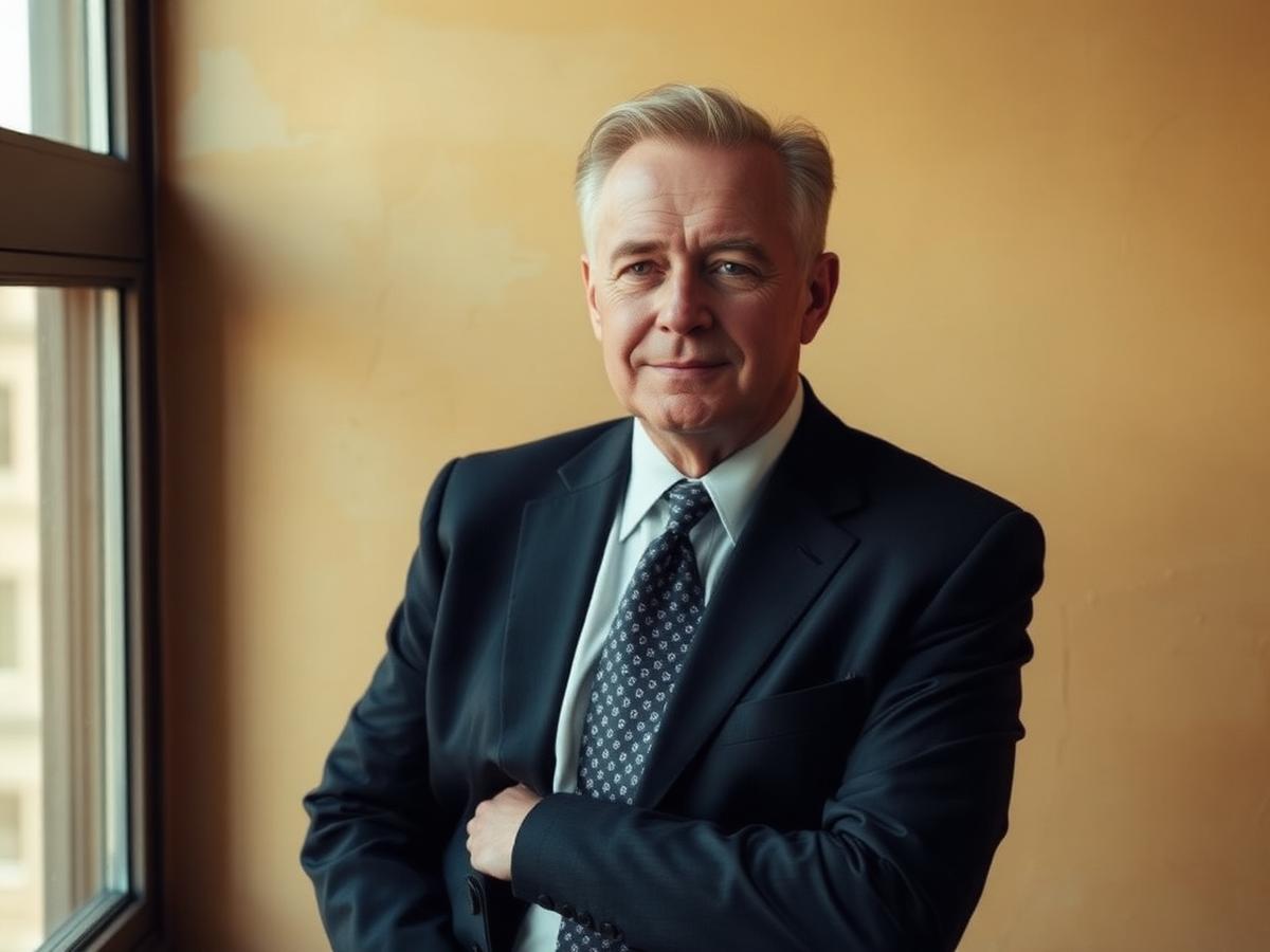 Editorial portrait of an executive